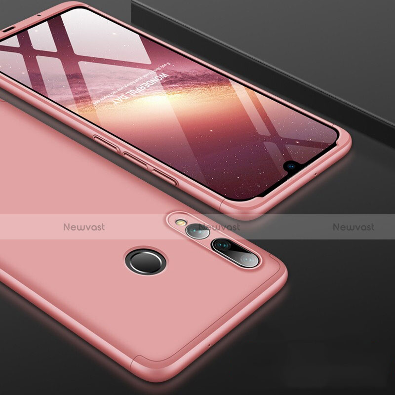 Hard Rigid Plastic Matte Finish Front and Back Cover Case 360 Degrees for Huawei Honor 20 Lite Rose Gold