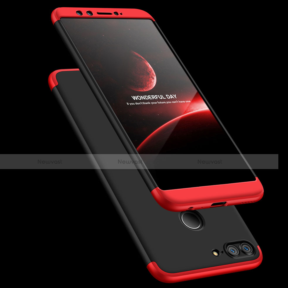 Hard Rigid Plastic Matte Finish Front and Back Cover Case 360 Degrees for Huawei Honor 9 Lite
