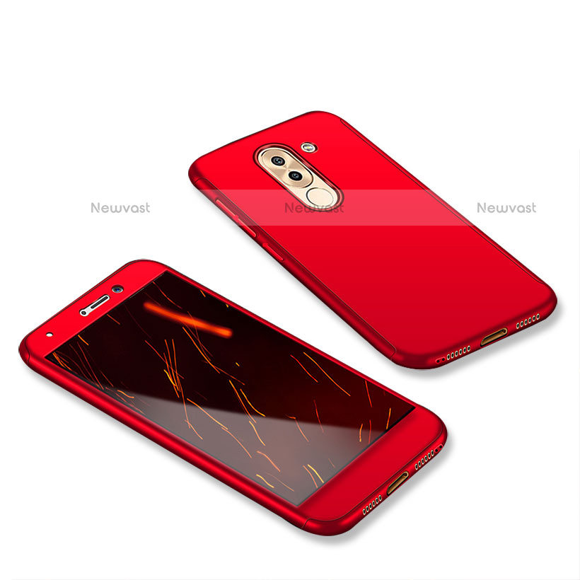 Hard Rigid Plastic Matte Finish Front and Back Cover Case 360 Degrees for Huawei Mate 9 Lite