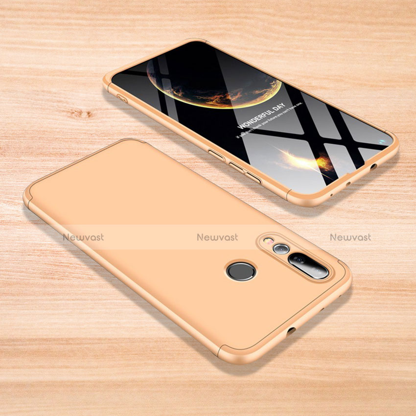 Hard Rigid Plastic Matte Finish Front and Back Cover Case 360 Degrees for Huawei Nova 4 Gold
