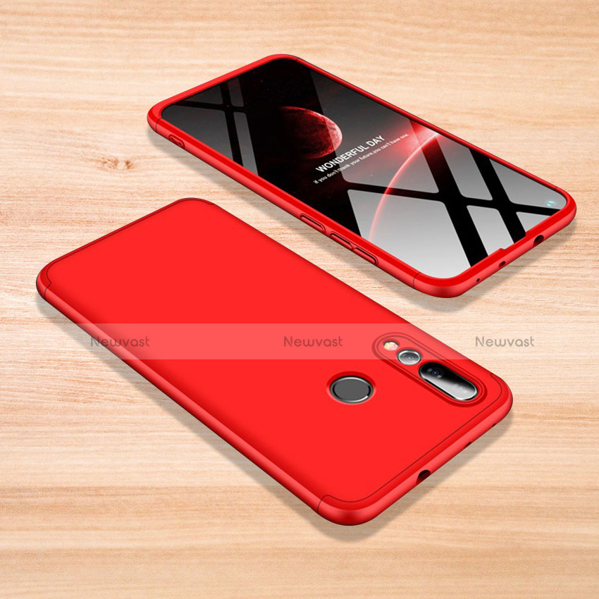 Hard Rigid Plastic Matte Finish Front and Back Cover Case 360 Degrees for Huawei Nova 4 Red