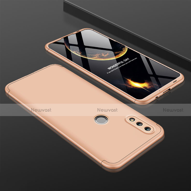 Hard Rigid Plastic Matte Finish Front and Back Cover Case 360 Degrees for Huawei Nova Lite 3 Gold