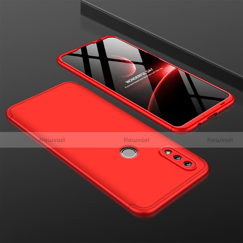 Hard Rigid Plastic Matte Finish Front and Back Cover Case 360 Degrees for Huawei Nova Lite 3 Red