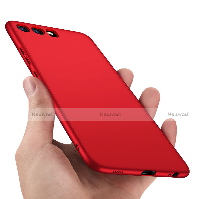 Hard Rigid Plastic Matte Finish Front and Back Cover Case 360 Degrees for Huawei P10 Plus