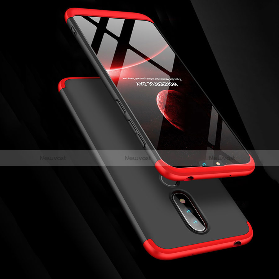 Hard Rigid Plastic Matte Finish Front and Back Cover Case 360 Degrees for Nokia 6.1 Plus