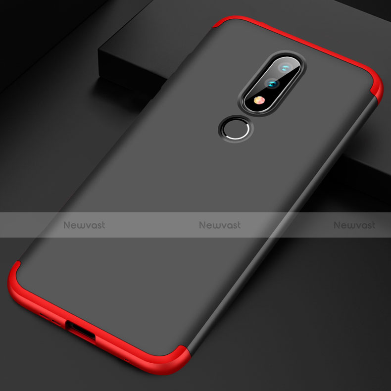 Hard Rigid Plastic Matte Finish Front and Back Cover Case 360 Degrees for Nokia 6.1 Plus