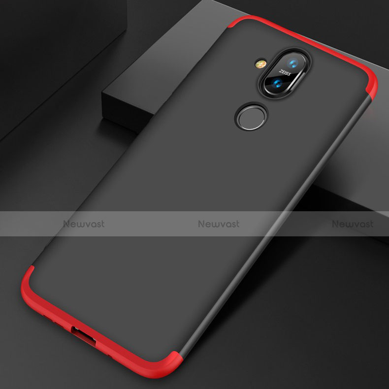 Hard Rigid Plastic Matte Finish Front and Back Cover Case 360 Degrees for Nokia 7.1 Plus