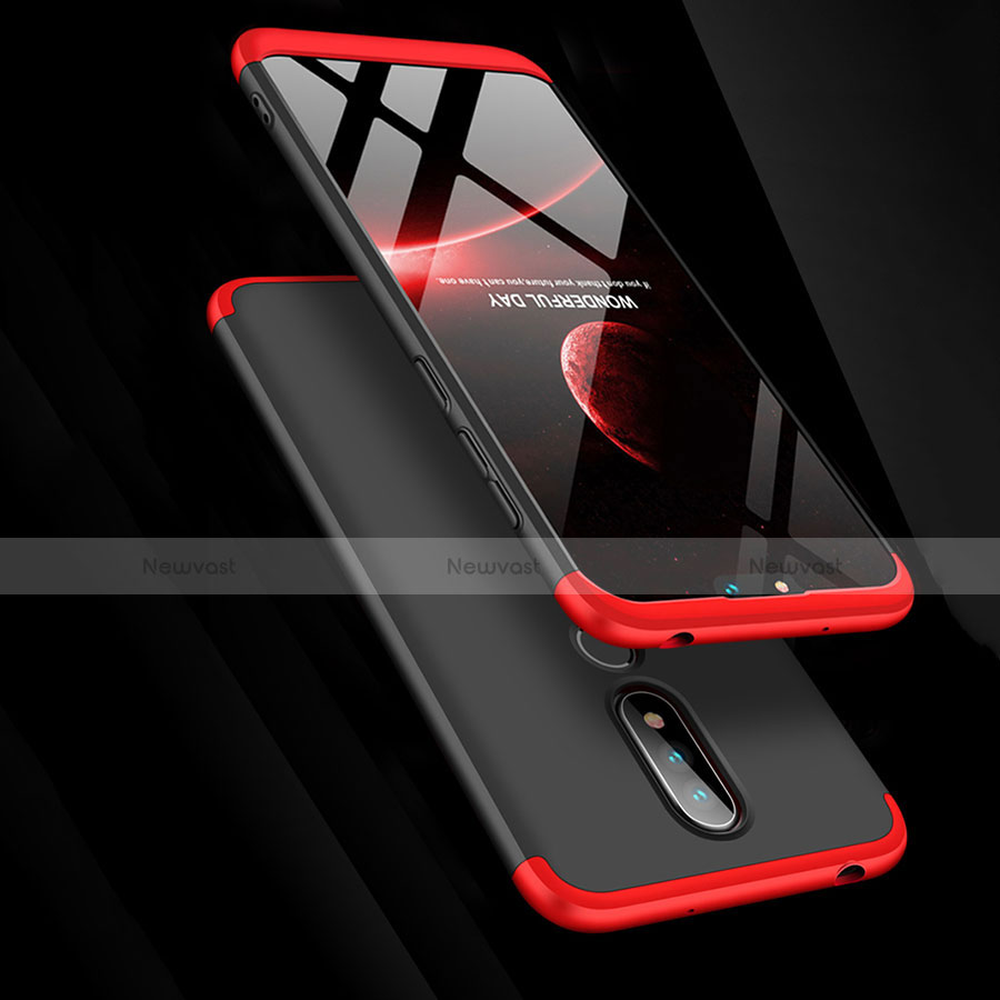 Hard Rigid Plastic Matte Finish Front and Back Cover Case 360 Degrees for Nokia X6