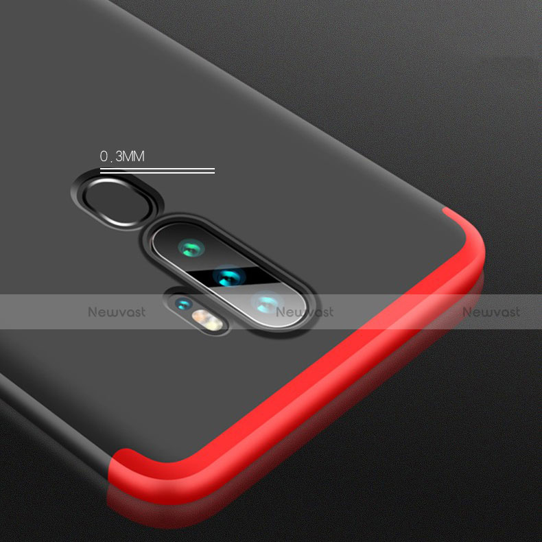 Hard Rigid Plastic Matte Finish Front and Back Cover Case 360 Degrees for Oppo A9 (2020)