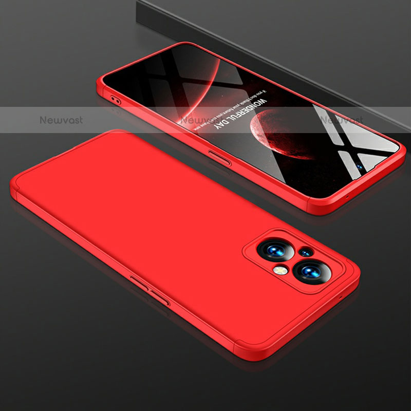 Hard Rigid Plastic Matte Finish Front and Back Cover Case 360 Degrees for Oppo F21s Pro 5G