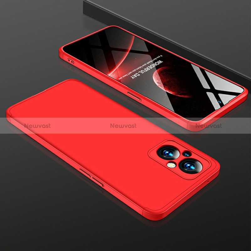 Hard Rigid Plastic Matte Finish Front and Back Cover Case 360 Degrees for Oppo Reno7 Lite 5G