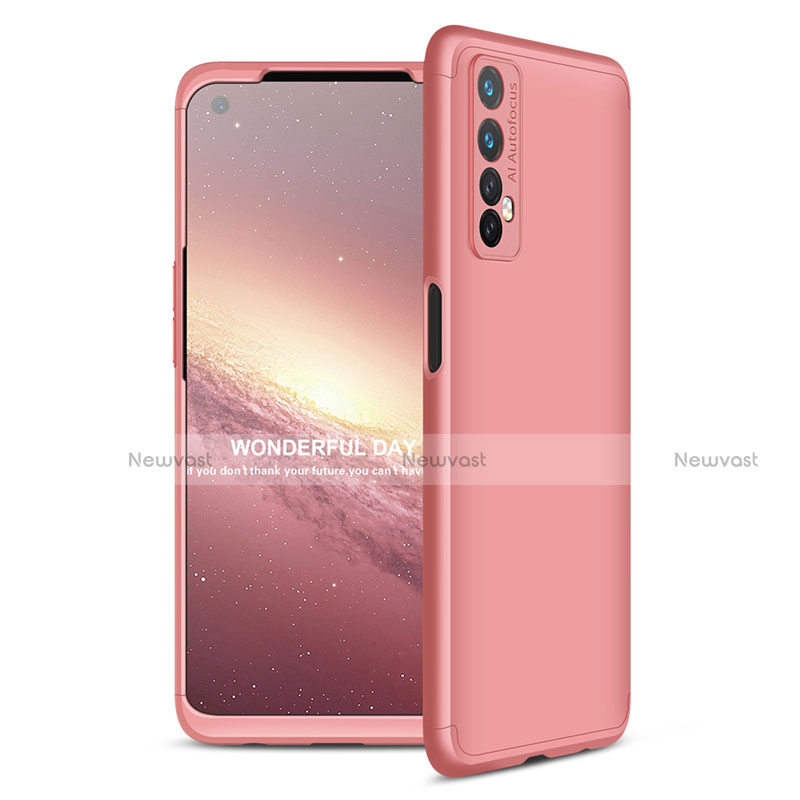 Hard Rigid Plastic Matte Finish Front and Back Cover Case 360 Degrees for Realme 7