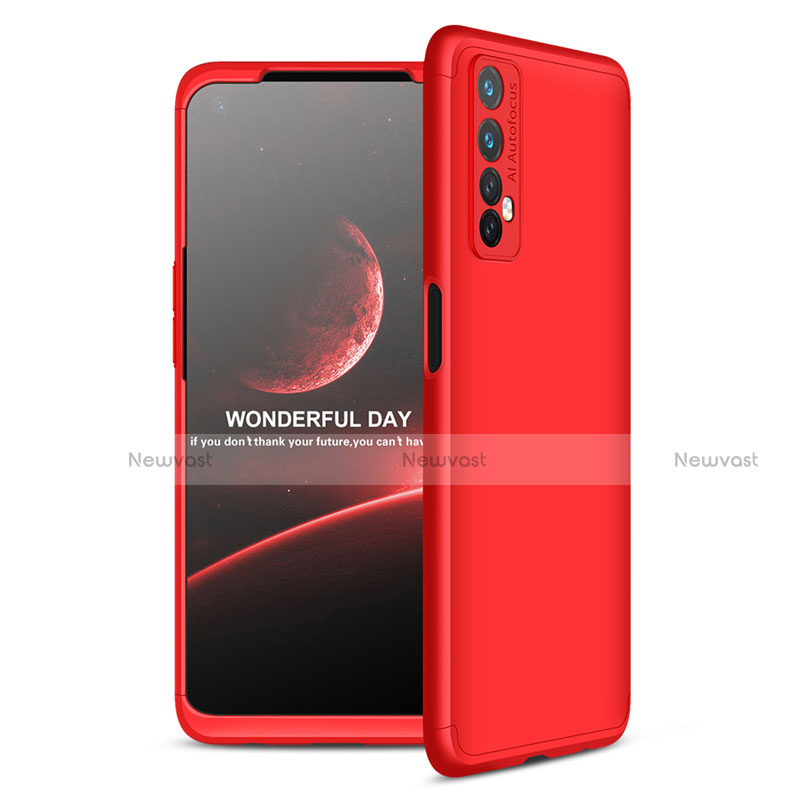 Hard Rigid Plastic Matte Finish Front and Back Cover Case 360 Degrees for Realme 7