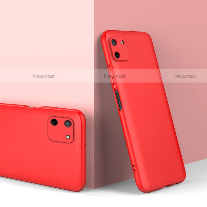 Hard Rigid Plastic Matte Finish Front and Back Cover Case 360 Degrees for Realme C11