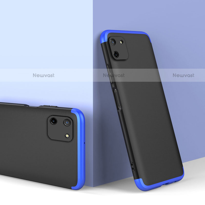 Hard Rigid Plastic Matte Finish Front and Back Cover Case 360 Degrees for Realme C11