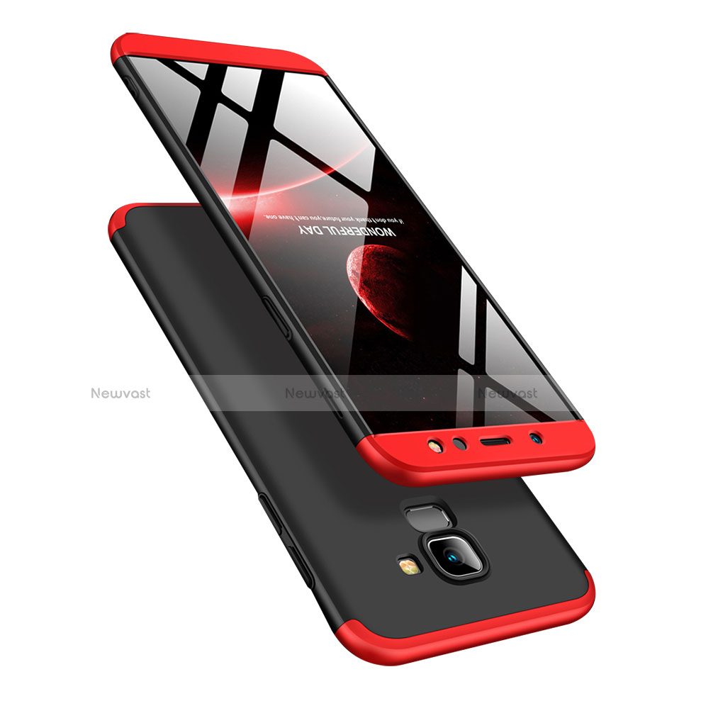 Hard Rigid Plastic Matte Finish Front and Back Cover Case 360 Degrees for Samsung Galaxy A6 (2018)