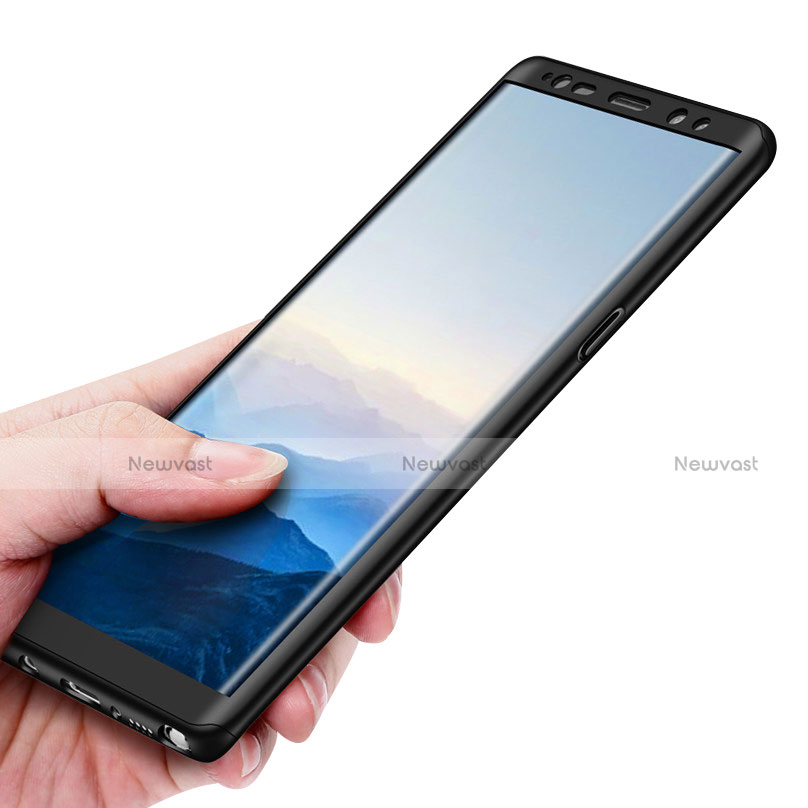 Hard Rigid Plastic Matte Finish Front and Back Cover Case 360 Degrees for Samsung Galaxy Note 8