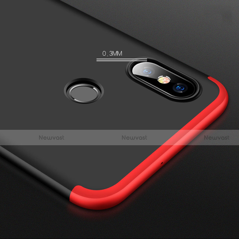 Hard Rigid Plastic Matte Finish Front and Back Cover Case 360 Degrees for Xiaomi Mi 8