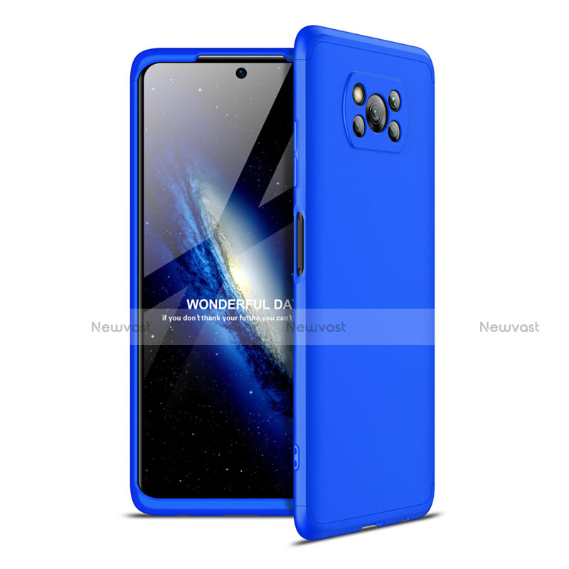 Hard Rigid Plastic Matte Finish Front and Back Cover Case 360 Degrees for Xiaomi Poco X3 NFC
