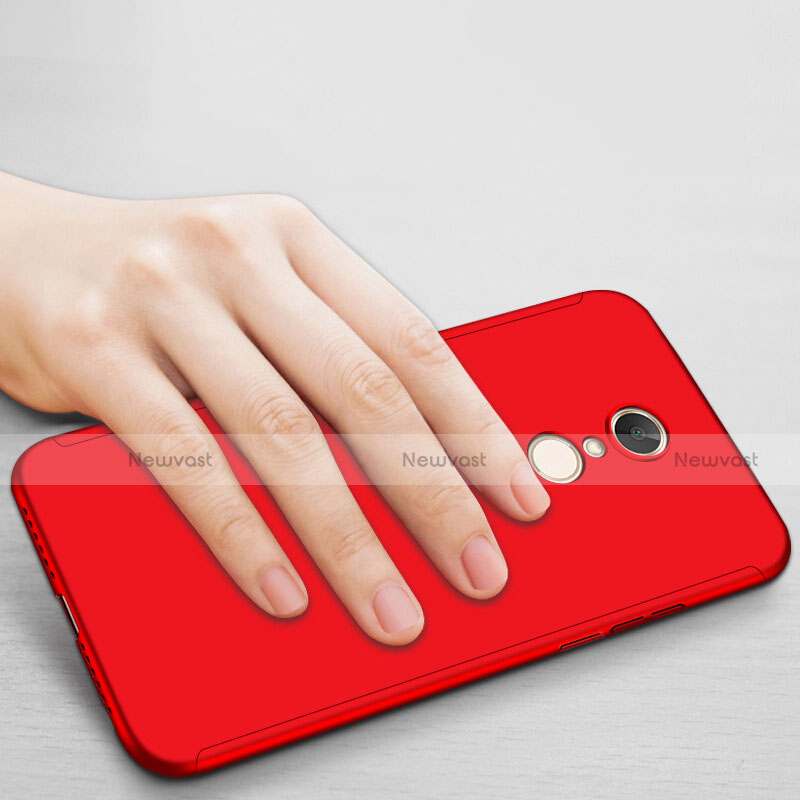 Hard Rigid Plastic Matte Finish Front and Back Cover Case 360 Degrees for Xiaomi Redmi 5