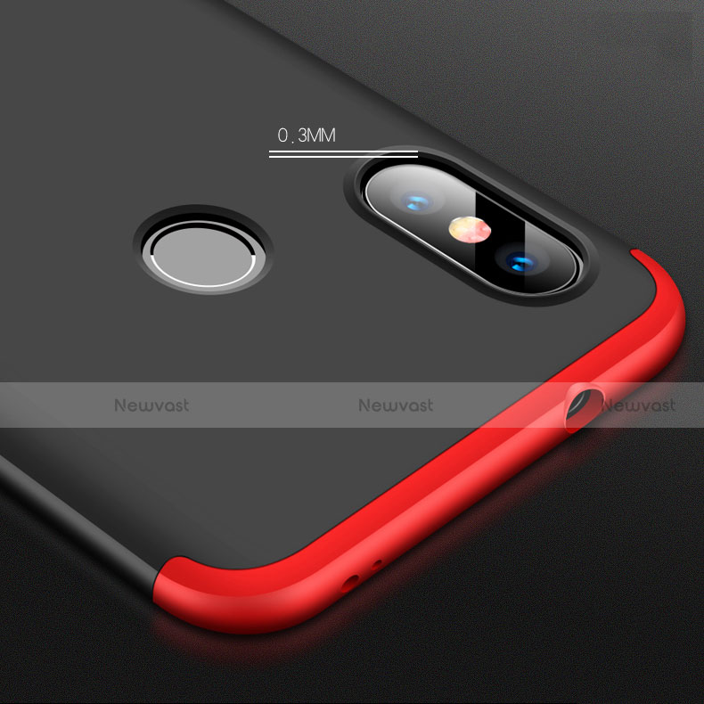 Hard Rigid Plastic Matte Finish Front and Back Cover Case 360 Degrees for Xiaomi Redmi 6 Pro