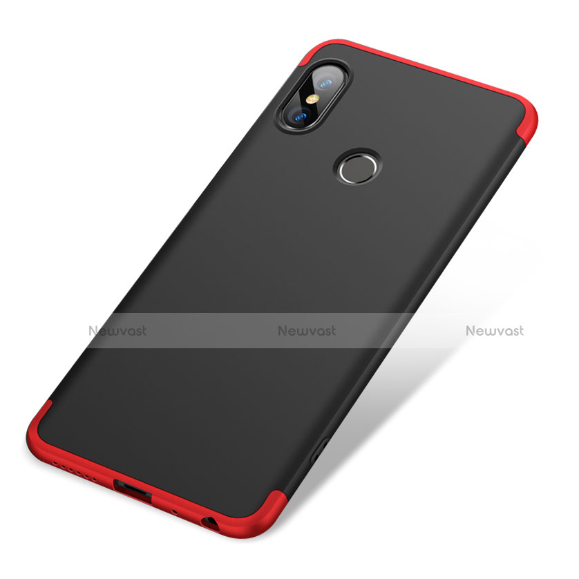 Hard Rigid Plastic Matte Finish Front and Back Cover Case 360 Degrees for Xiaomi Redmi Note 5 Pro