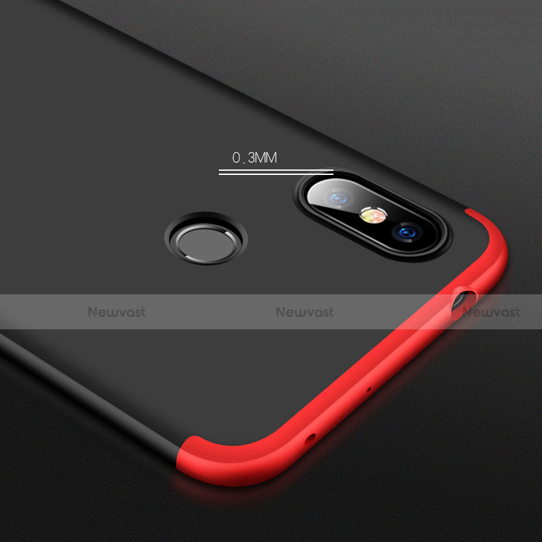 Hard Rigid Plastic Matte Finish Front and Back Cover Case 360 Degrees for Xiaomi Redmi Note 6 Pro