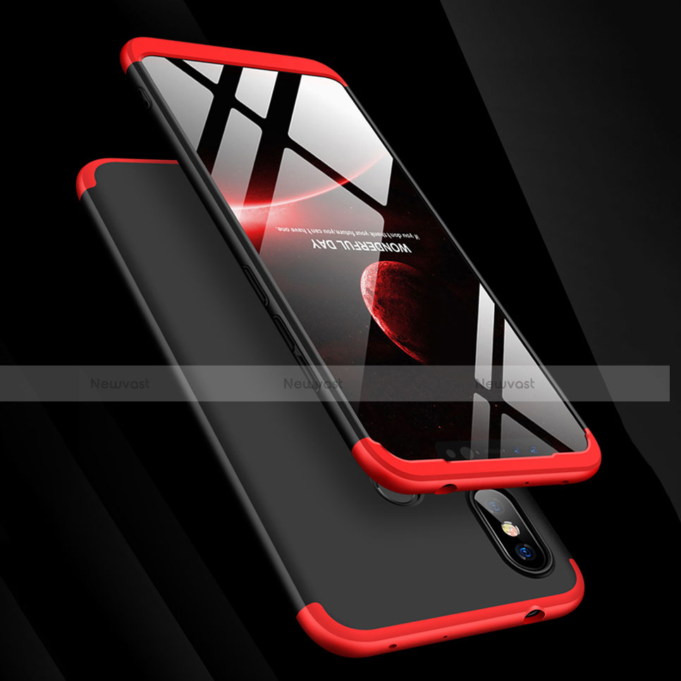 Hard Rigid Plastic Matte Finish Front and Back Cover Case 360 Degrees for Xiaomi Redmi Note 6 Pro