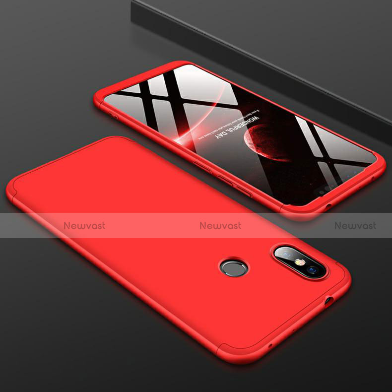 Hard Rigid Plastic Matte Finish Front and Back Cover Case 360 Degrees for Xiaomi Redmi Note 6 Pro