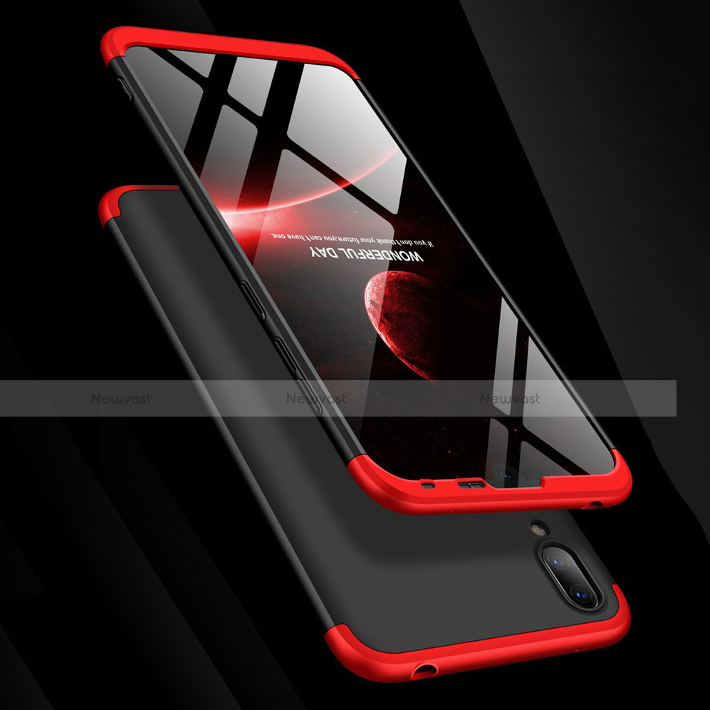 Hard Rigid Plastic Matte Finish Front and Back Cover Case 360 Degrees M01 for Huawei Y7 Pro (2019)