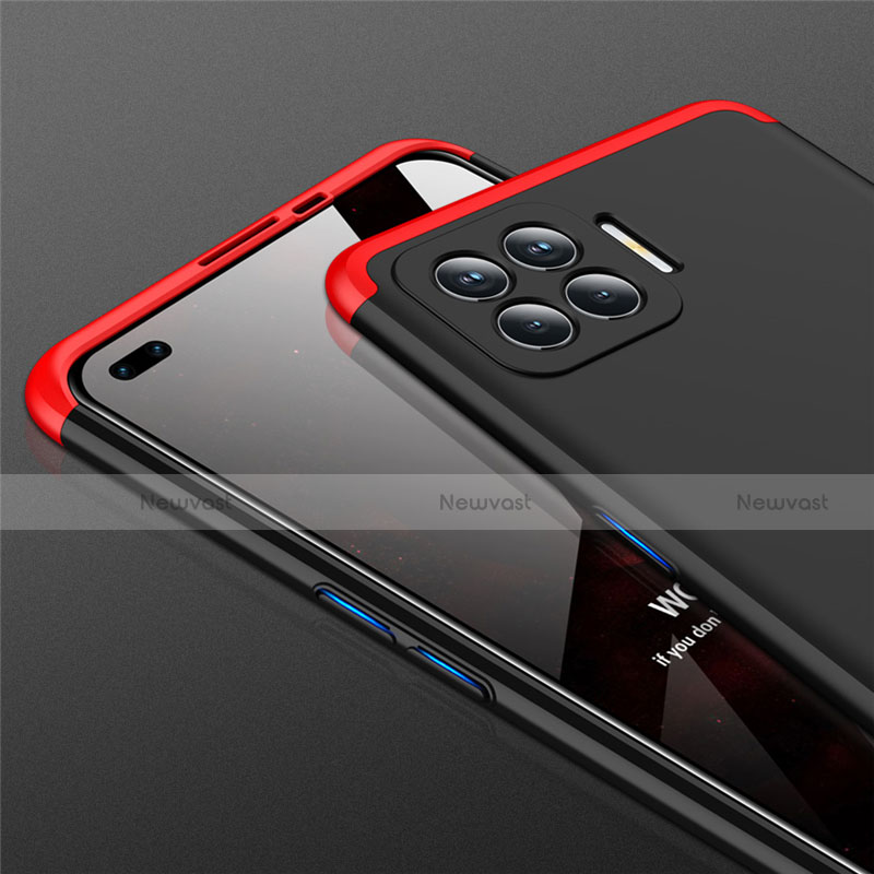 Hard Rigid Plastic Matte Finish Front and Back Cover Case 360 Degrees M01 for Oppo F17 Pro