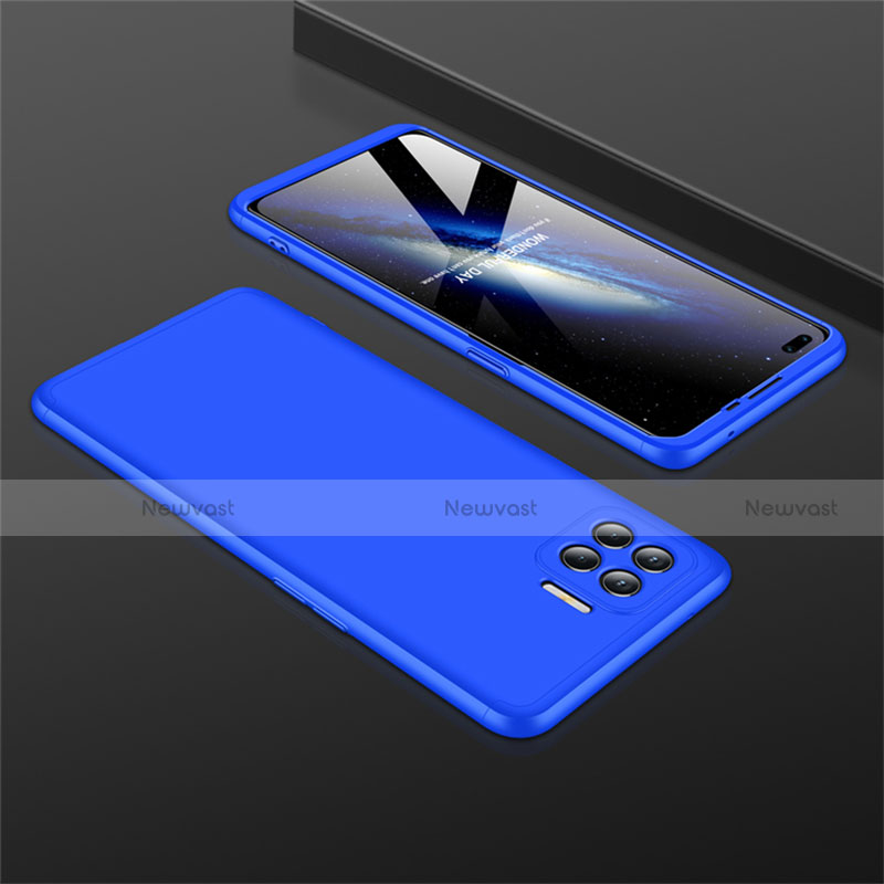 Hard Rigid Plastic Matte Finish Front and Back Cover Case 360 Degrees M01 for Oppo F17 Pro