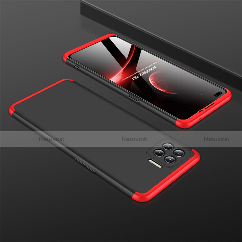 Hard Rigid Plastic Matte Finish Front and Back Cover Case 360 Degrees M01 for Oppo Reno4 F