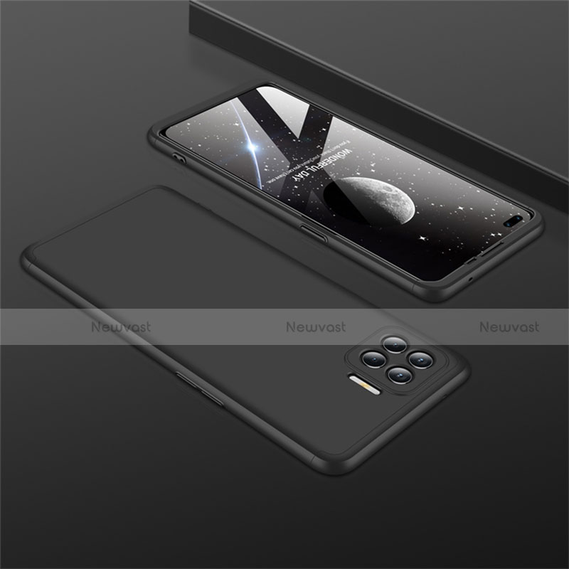 Hard Rigid Plastic Matte Finish Front and Back Cover Case 360 Degrees M01 for Oppo Reno4 Lite