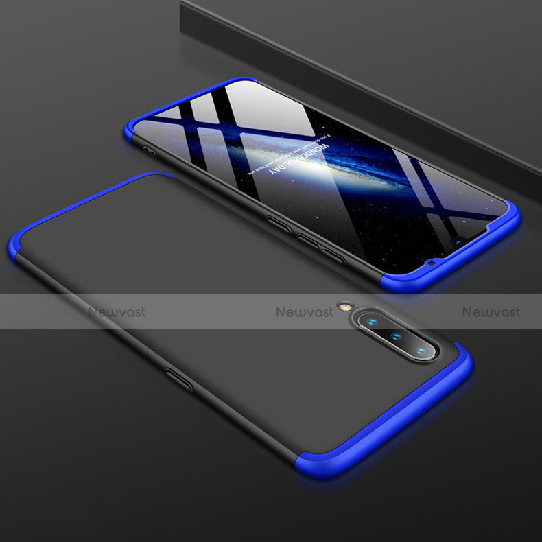 Hard Rigid Plastic Matte Finish Front and Back Cover Case 360 Degrees M01 for Xiaomi Mi 9 SE Blue and Black