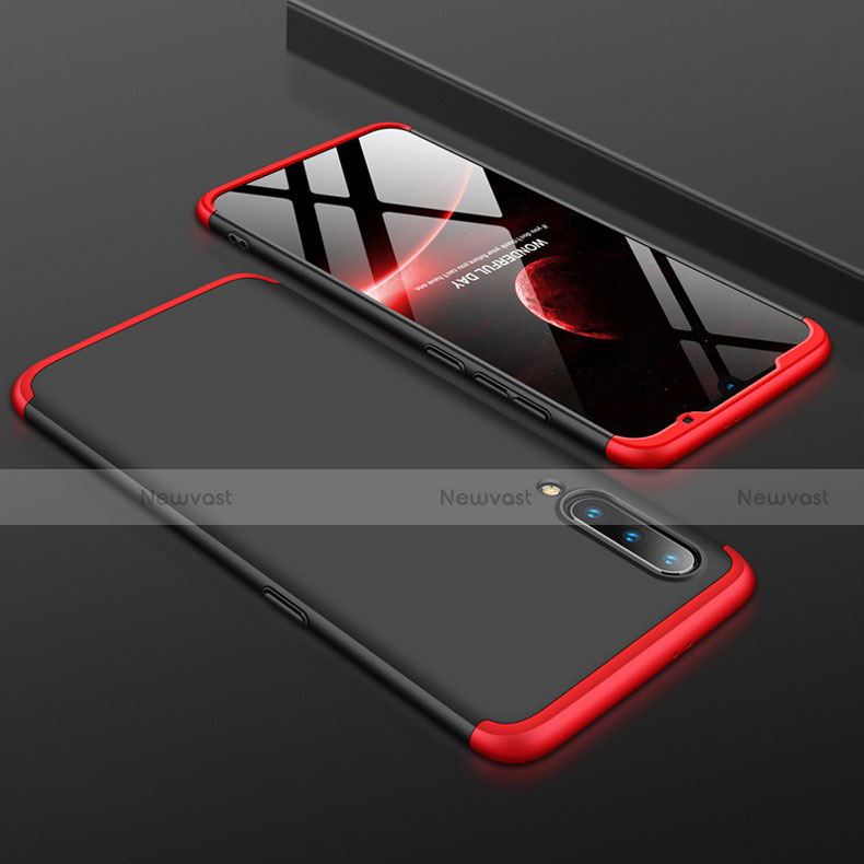 Hard Rigid Plastic Matte Finish Front and Back Cover Case 360 Degrees M01 for Xiaomi Mi 9 SE Red and Black