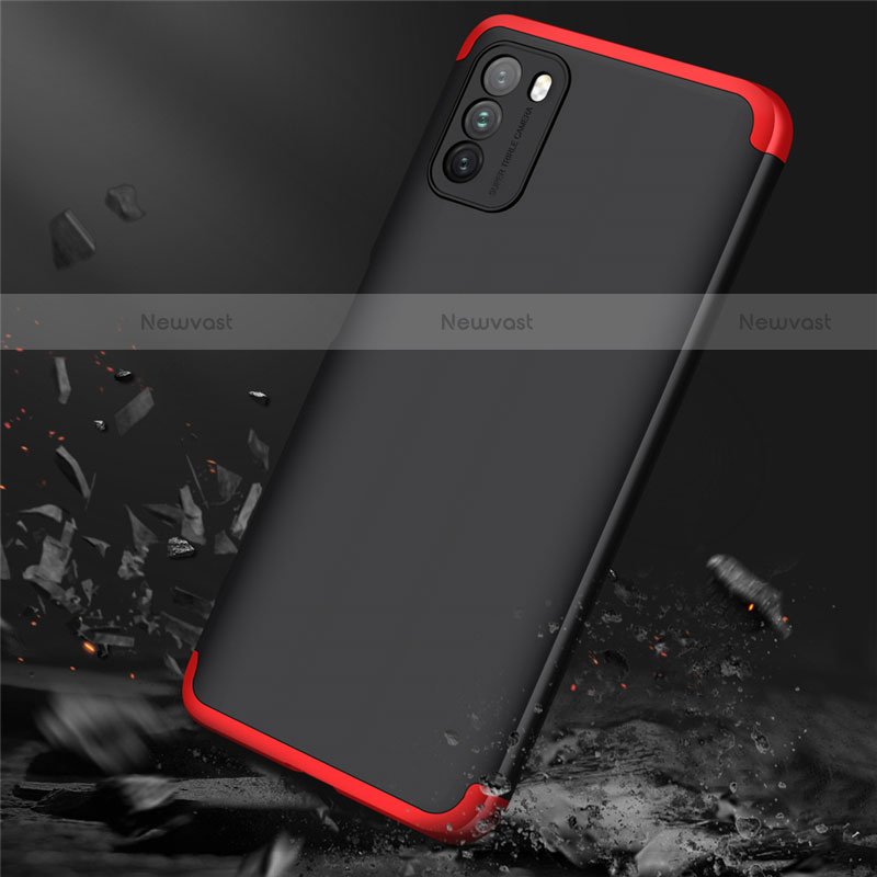 Hard Rigid Plastic Matte Finish Front and Back Cover Case 360 Degrees M01 for Xiaomi Poco M3