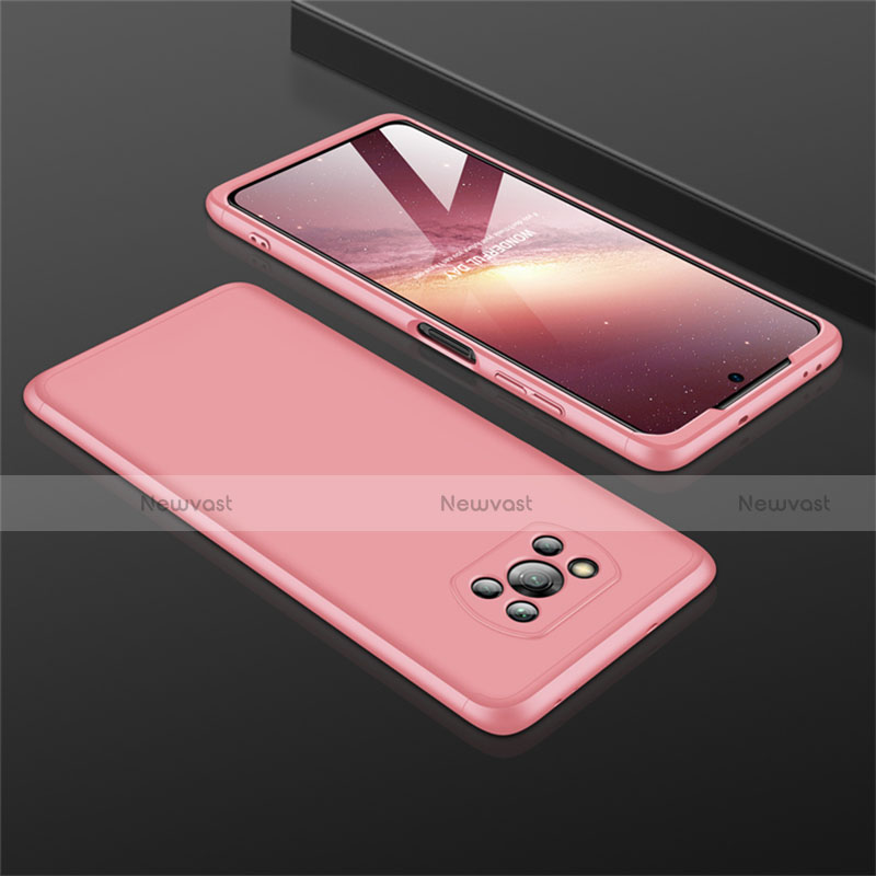 Hard Rigid Plastic Matte Finish Front and Back Cover Case 360 Degrees M01 for Xiaomi Poco X3 NFC