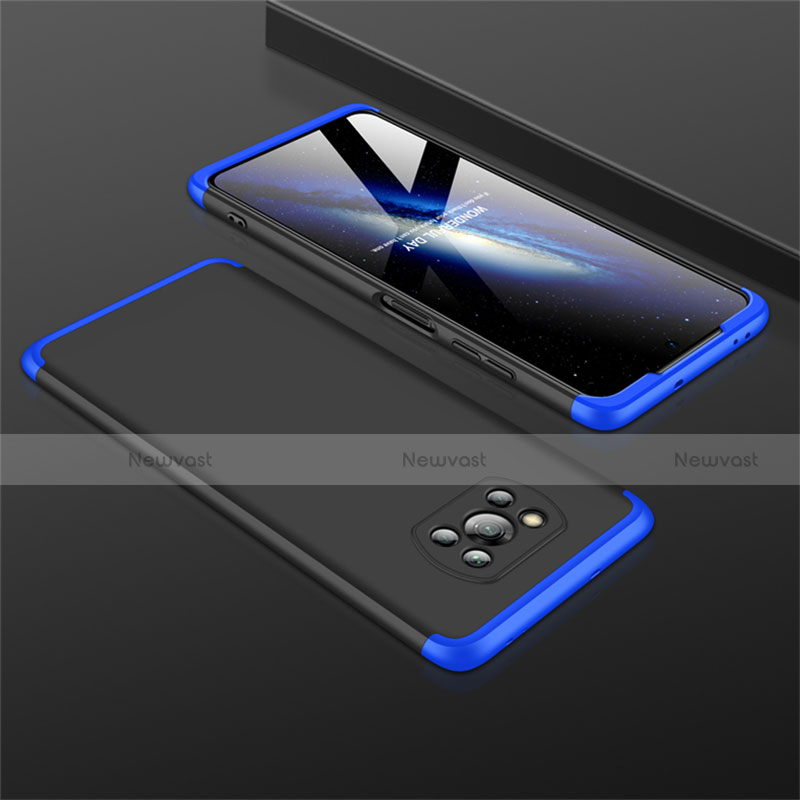 Hard Rigid Plastic Matte Finish Front and Back Cover Case 360 Degrees M01 for Xiaomi Poco X3 NFC
