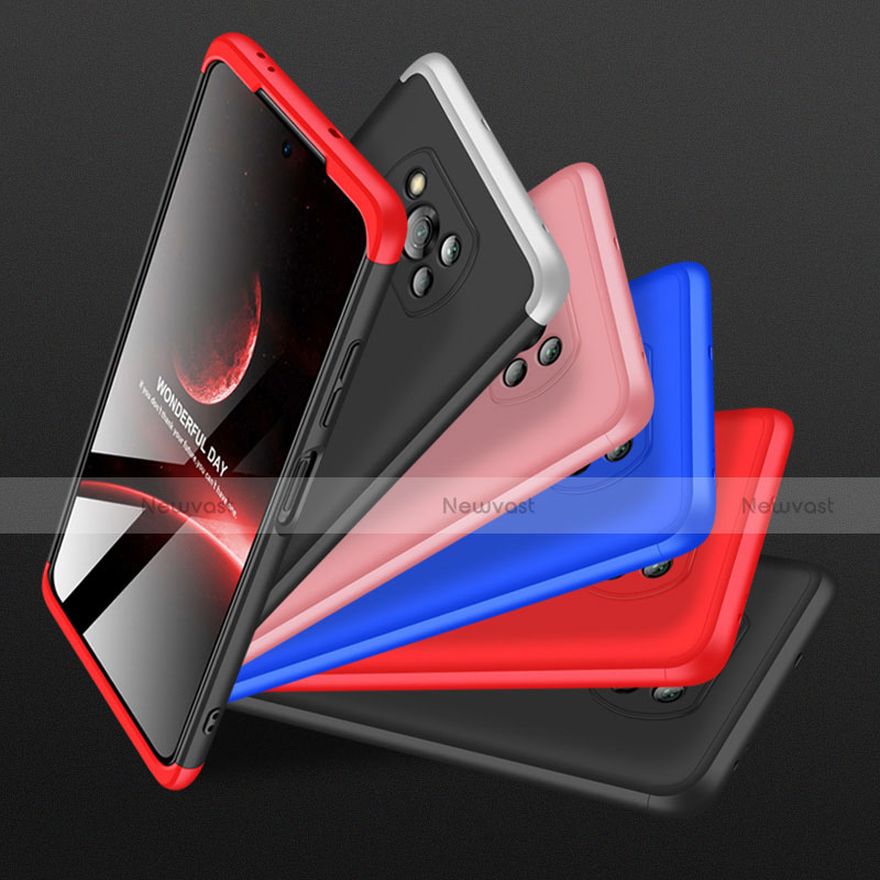 Hard Rigid Plastic Matte Finish Front and Back Cover Case 360 Degrees M01 for Xiaomi Poco X3 Pro