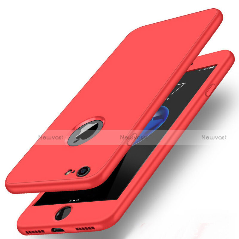 Hard Rigid Plastic Matte Finish Front and Back Cover Case 360 Degrees P01 for Apple iPhone 7