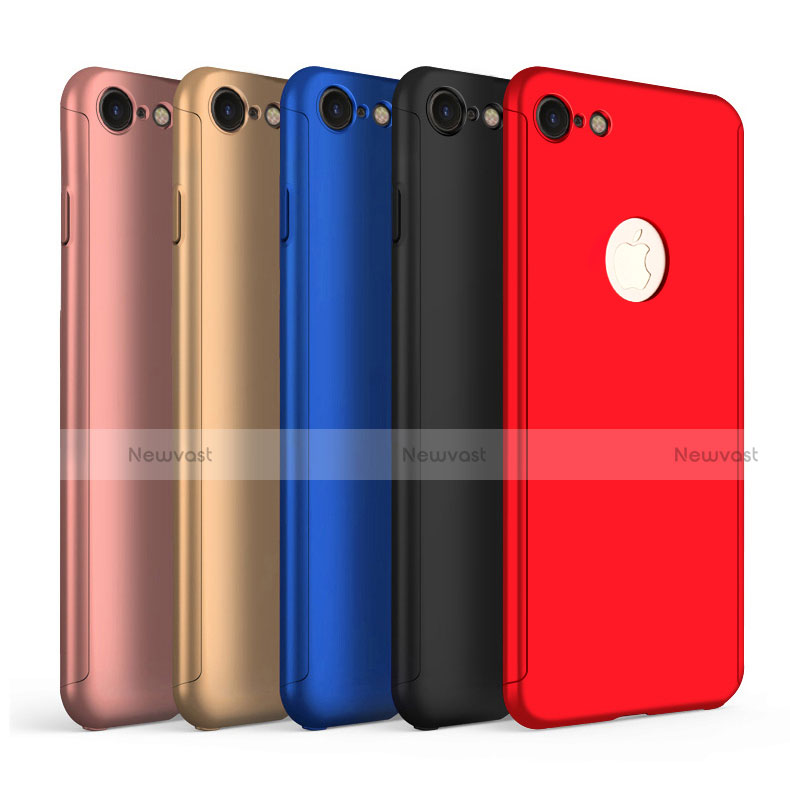 Hard Rigid Plastic Matte Finish Front and Back Cover Case 360 Degrees P01 for Apple iPhone 8