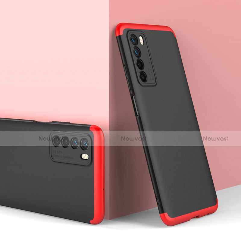 Hard Rigid Plastic Matte Finish Front and Back Cover Case 360 Degrees P01 for Huawei Honor Play4 5G