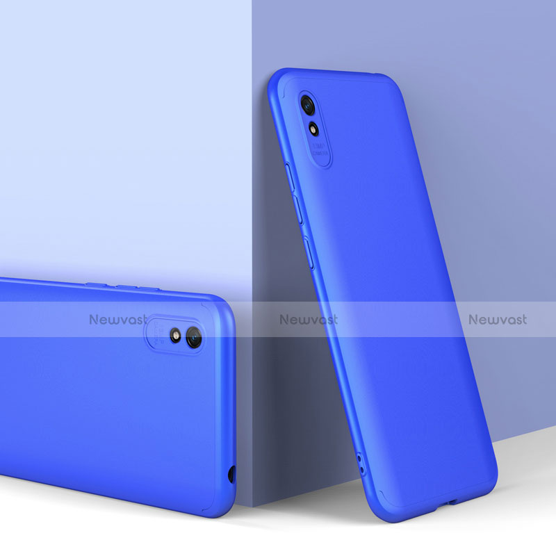 Hard Rigid Plastic Matte Finish Front and Back Cover Case 360 Degrees P01 for Xiaomi Redmi 9A