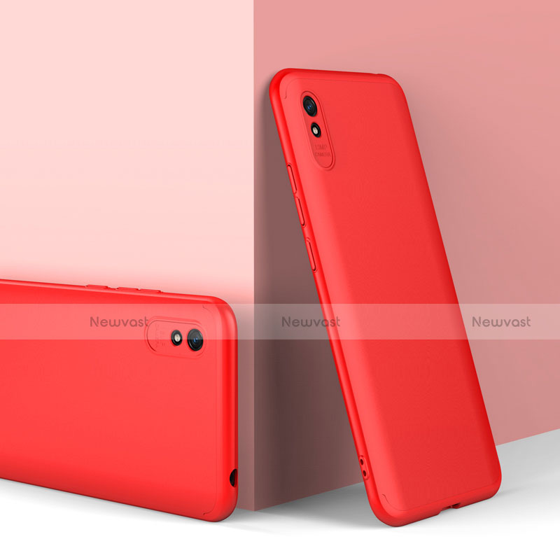 Hard Rigid Plastic Matte Finish Front and Back Cover Case 360 Degrees P01 for Xiaomi Redmi 9A