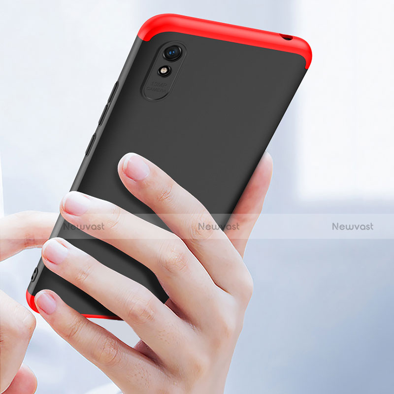 Hard Rigid Plastic Matte Finish Front and Back Cover Case 360 Degrees P01 for Xiaomi Redmi 9A