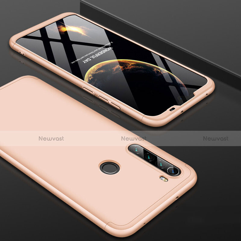 Hard Rigid Plastic Matte Finish Front and Back Cover Case 360 Degrees P01 for Xiaomi Redmi Note 8 (2021)