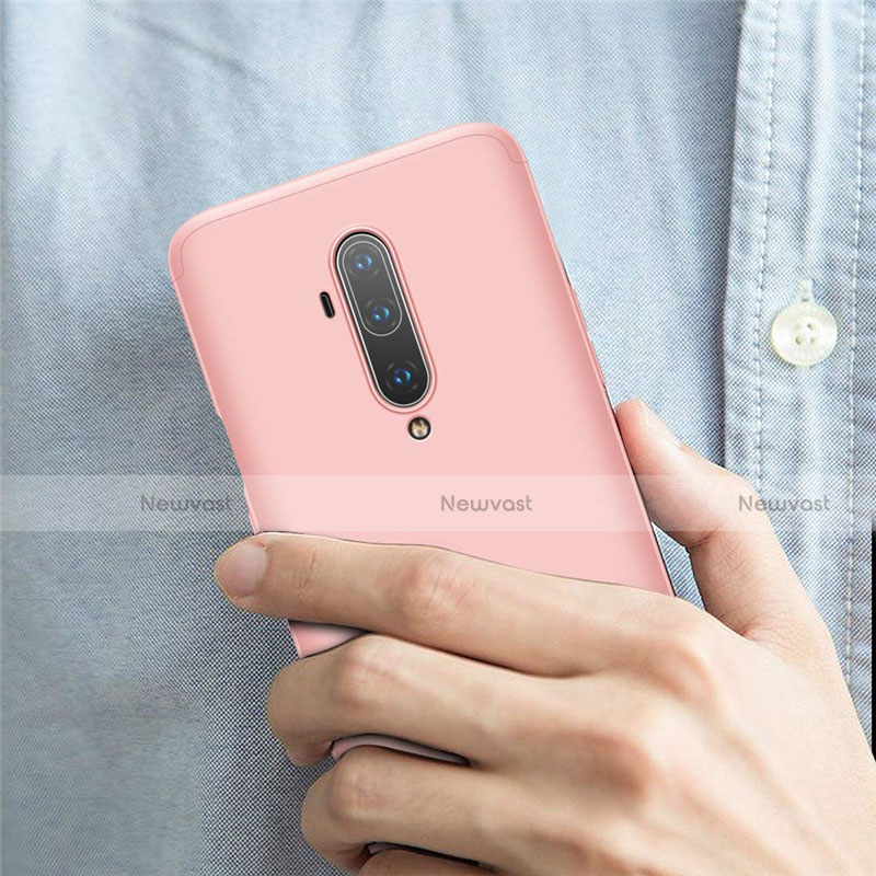 Hard Rigid Plastic Matte Finish Front and Back Cover Case 360 Degrees P02 for OnePlus 7T Pro