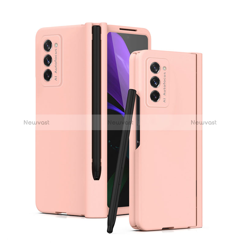 Hard Rigid Plastic Matte Finish Front and Back Cover Case 360 Degrees P02 for Samsung Galaxy Z Fold2 5G