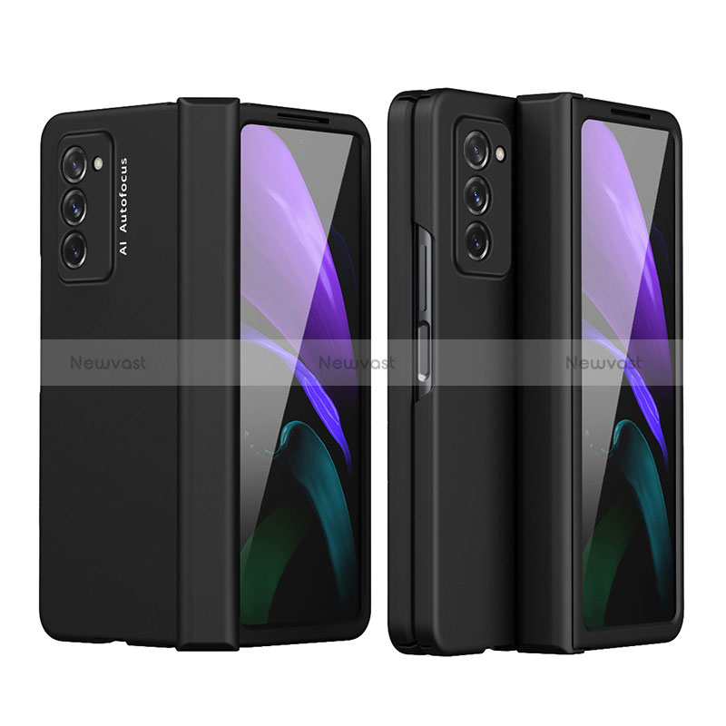 Hard Rigid Plastic Matte Finish Front and Back Cover Case 360 Degrees P03 for Samsung Galaxy Z Fold2 5G